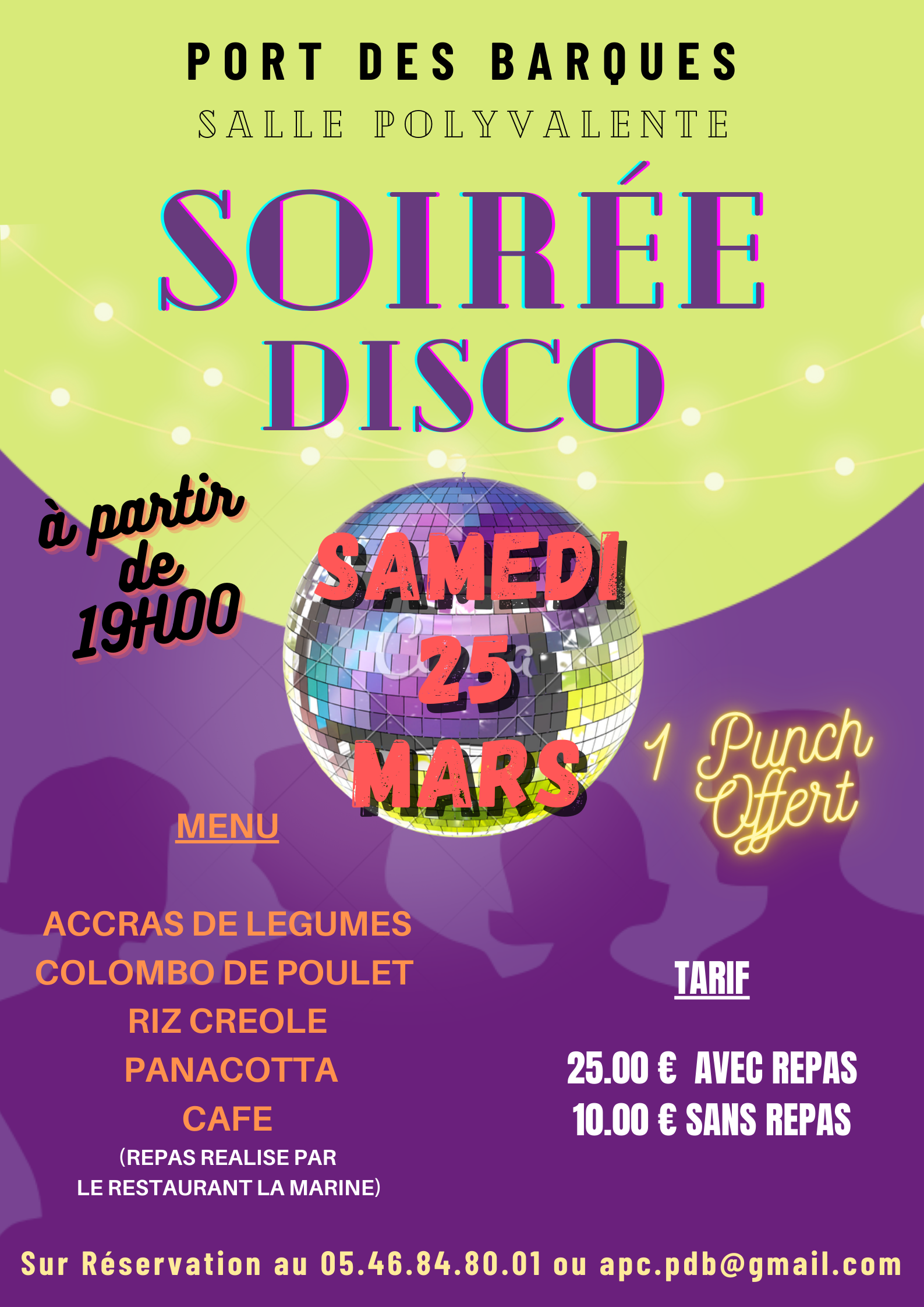 SOIREE DISCO / REPAS CREOLE