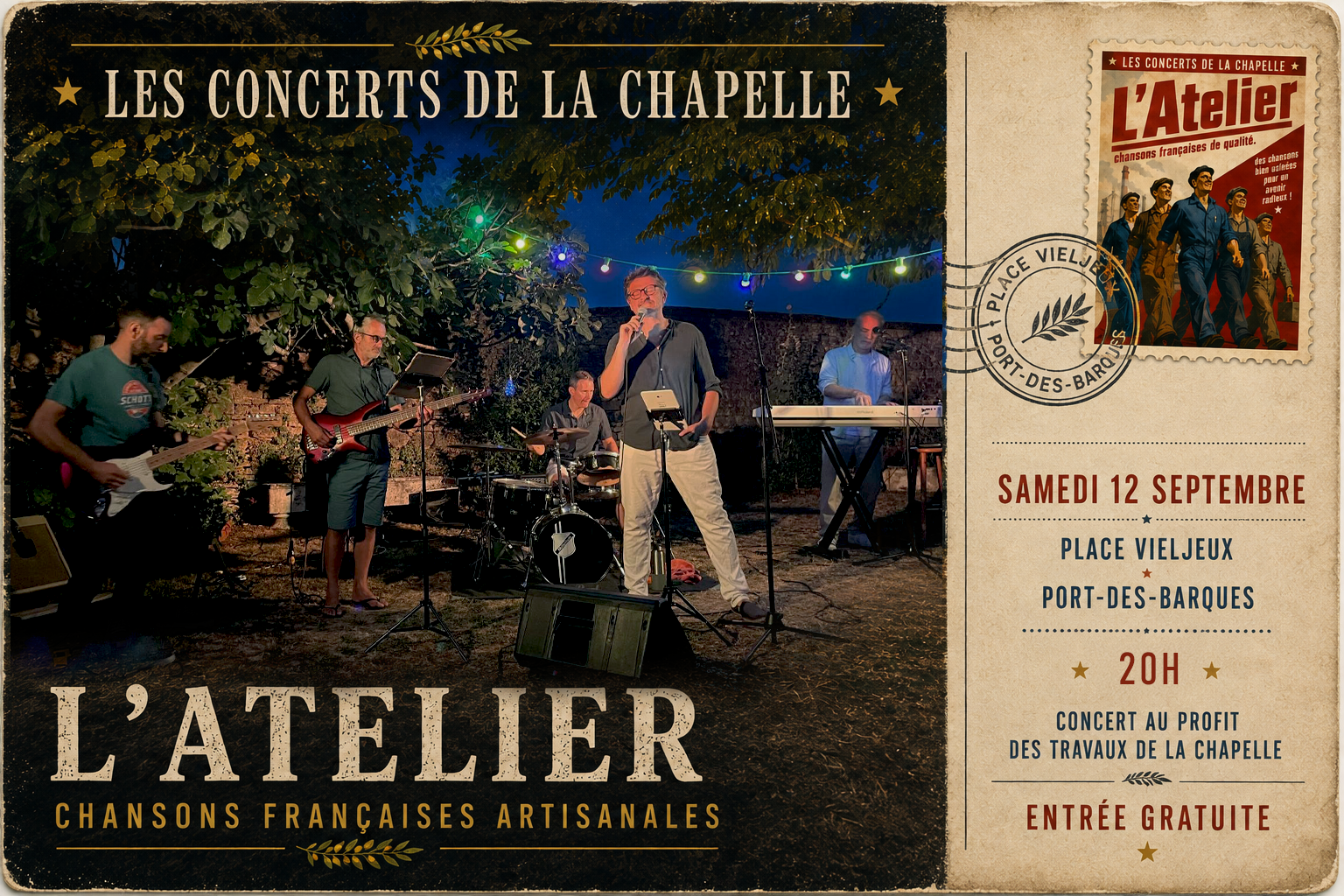 Les Concerts de la Chapelle : L'Atelier